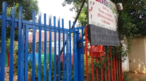 front of school